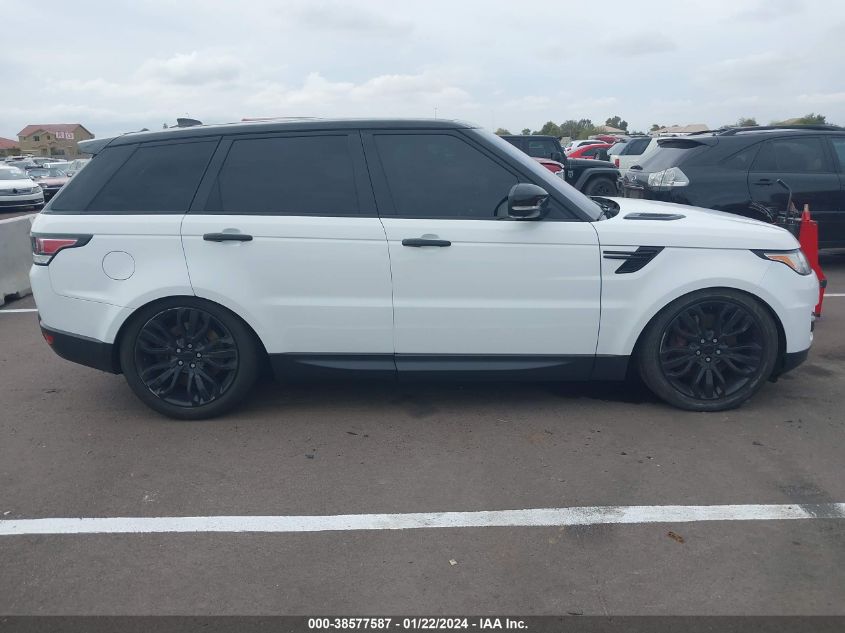 2017 Land Rover Range Rover Sport VIN: SALWR2FE4HA163781 Lot: 38577587