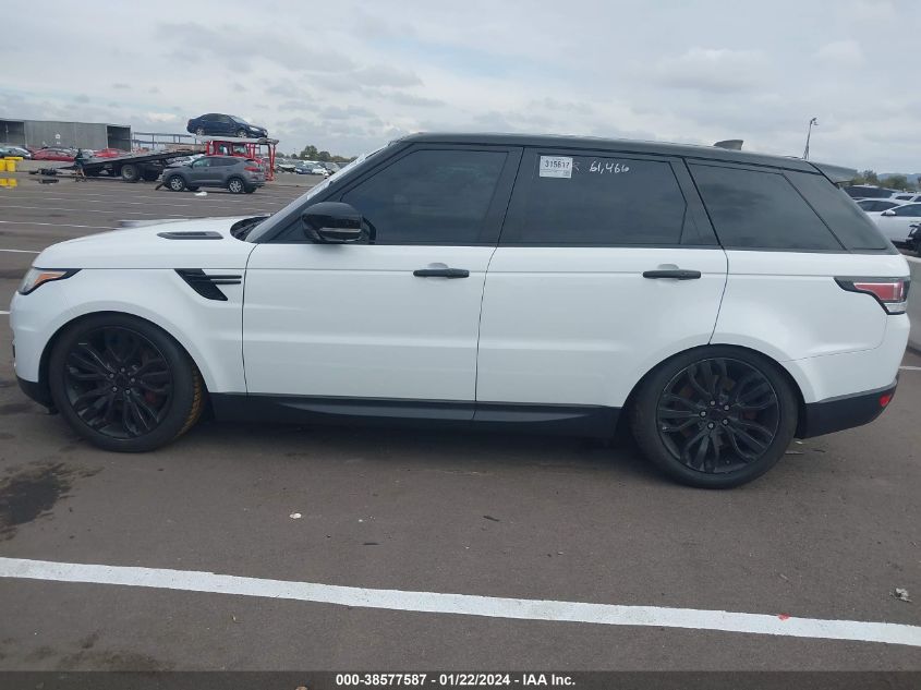 2017 Land Rover Range Rover Sport VIN: SALWR2FE4HA163781 Lot: 38577587