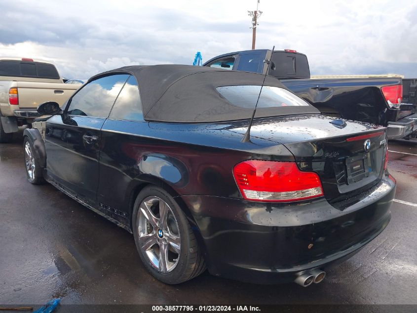 WBAUL73578VE89200 2008 BMW 128I