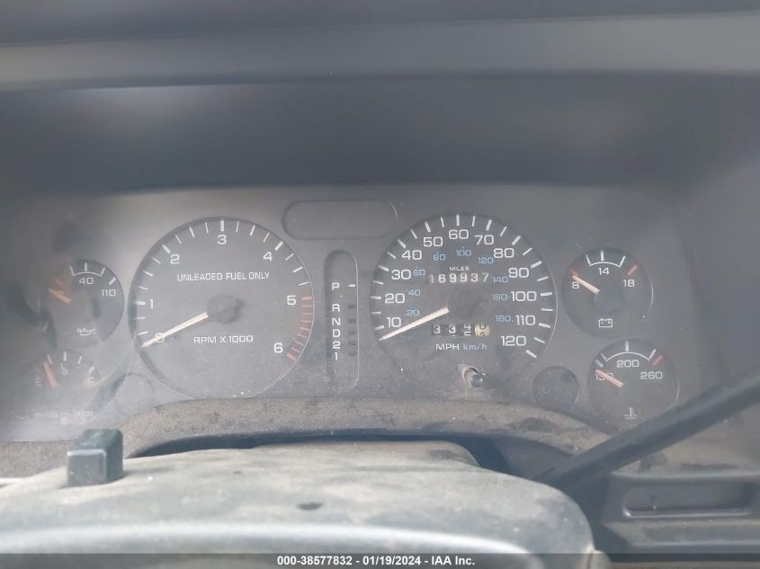 1995 Dodge Ram 1500 VIN: 1B7HC16Z4SS260057 Lot: 38577832