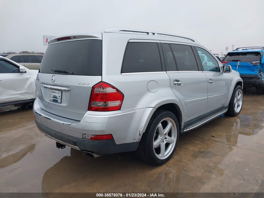 2008 Mercedes-Benz Gl 550 4Matic VIN: 4JGBF86E88A380859 Lot: 38578076