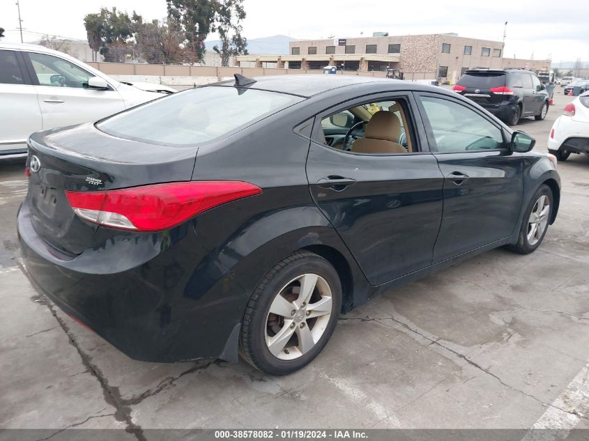 2013 Hyundai Elantra Gls VIN: 5NPDH4AE3DH422865 Lot: 38578082