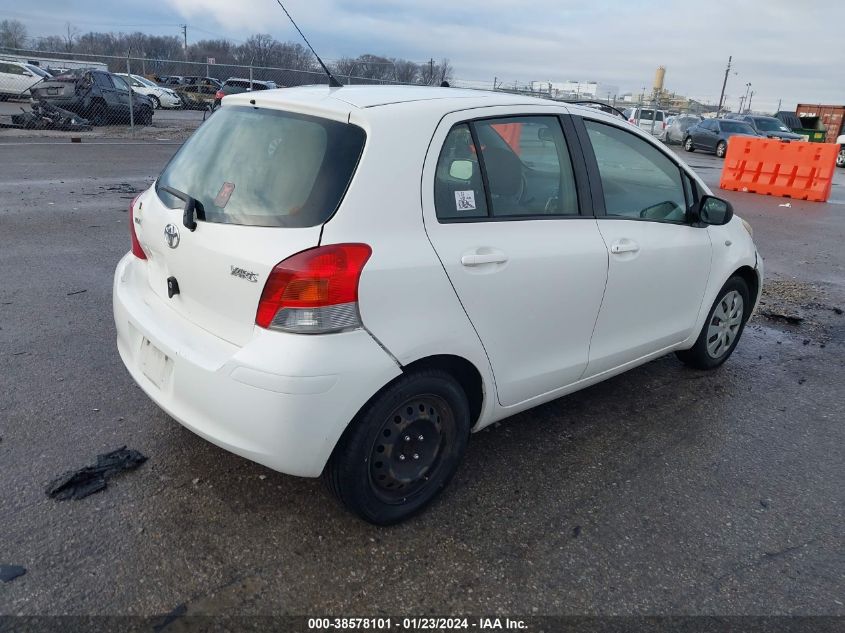 2010 Toyota Yaris VIN: JTDKT4K3XA5279072 Lot: 38578101