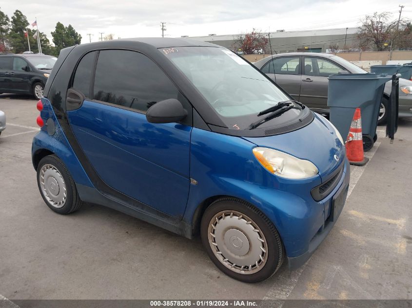 2008 Smart Fortwo Passion/Pure VIN: WMEEJ31XX8K131857 Lot: 38578208