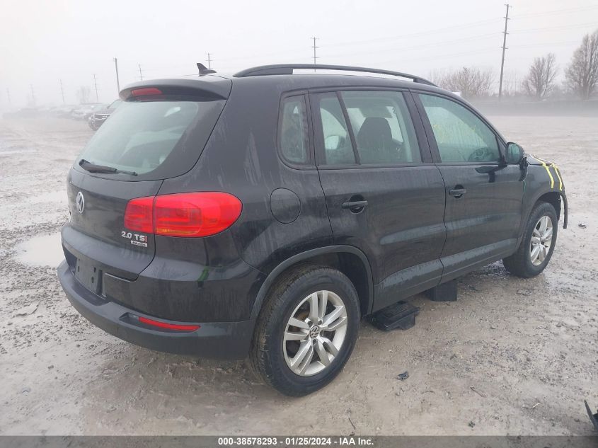 WVGBV7AX3FW523108 2015 Volkswagen Tiguan S