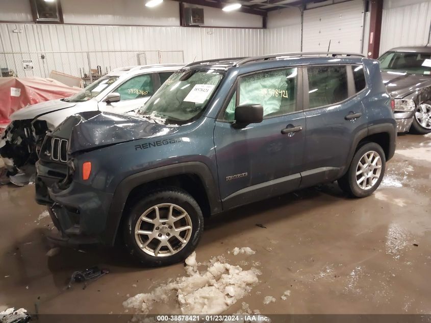 2020 Jeep Renegade Sport 4X4 VIN: ZACNJBAB0LPL08182 Lot: 38578421