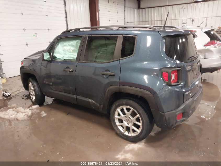 2020 Jeep Renegade Sport 4X4 VIN: ZACNJBAB0LPL08182 Lot: 38578421