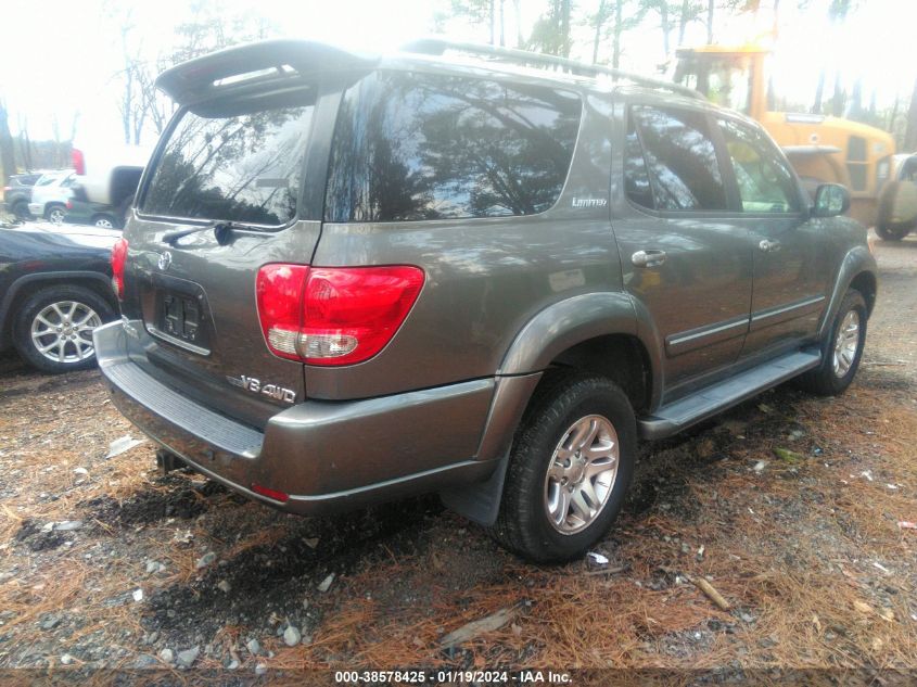 2005 Toyota Sequoia Limited V8 VIN: 5TDBT48A95S243993 Lot: 38578425