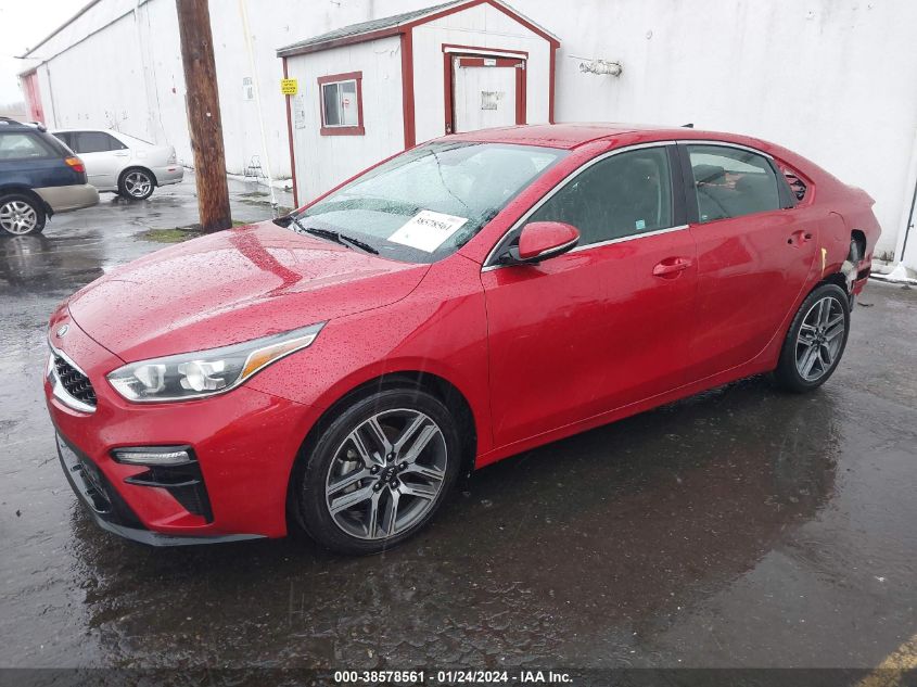 2019 Kia Forte Ex VIN: 3KPF54AD9KE021637 Lot: 38578561