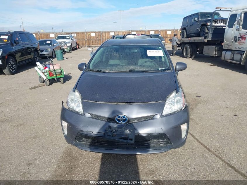 2015 Toyota Prius Two VIN: JTDKN3DU5F1942668 Lot: 38578576