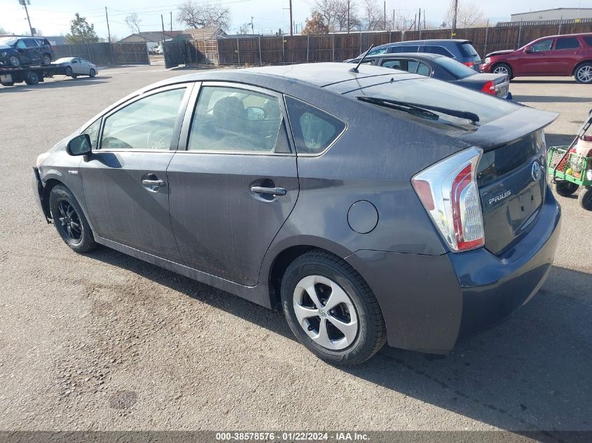 2015 Toyota Prius Two VIN: JTDKN3DU5F1942668 Lot: 38578576