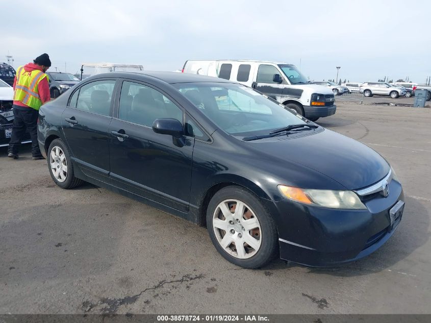 2008 Honda Civic Lx VIN: 2HGFA16508H326034 Lot: 38578724