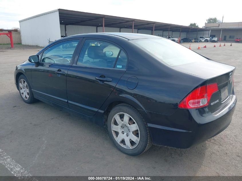 2008 Honda Civic Lx VIN: 2HGFA16508H326034 Lot: 38578724