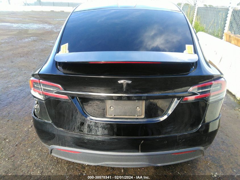 2022 Tesla Model X Dual Motor All-Wheel Drive VIN: 7SAXCAE50NF360851 Lot: 38578741