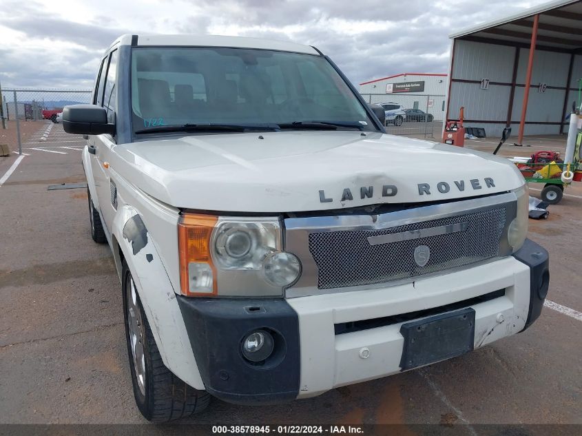 2008 Land Rover Lr3 V8 Hse VIN: SALAG25428A481603 Lot: 38578945