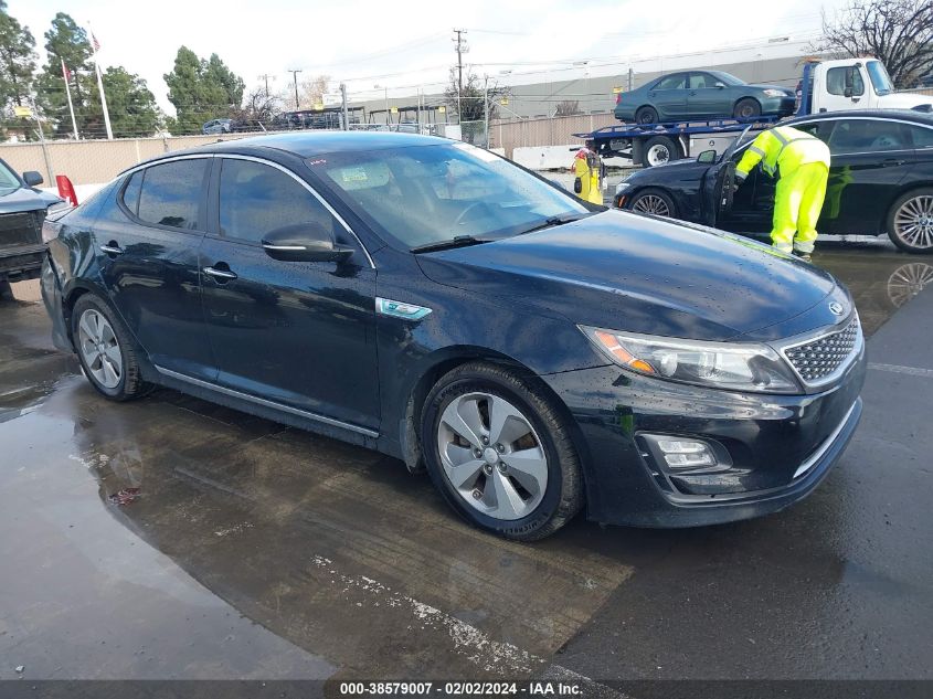 2016 Kia Optima Hybrid Hybrid VIN: KNAGN4AD0G5093315 Lot: 38579007