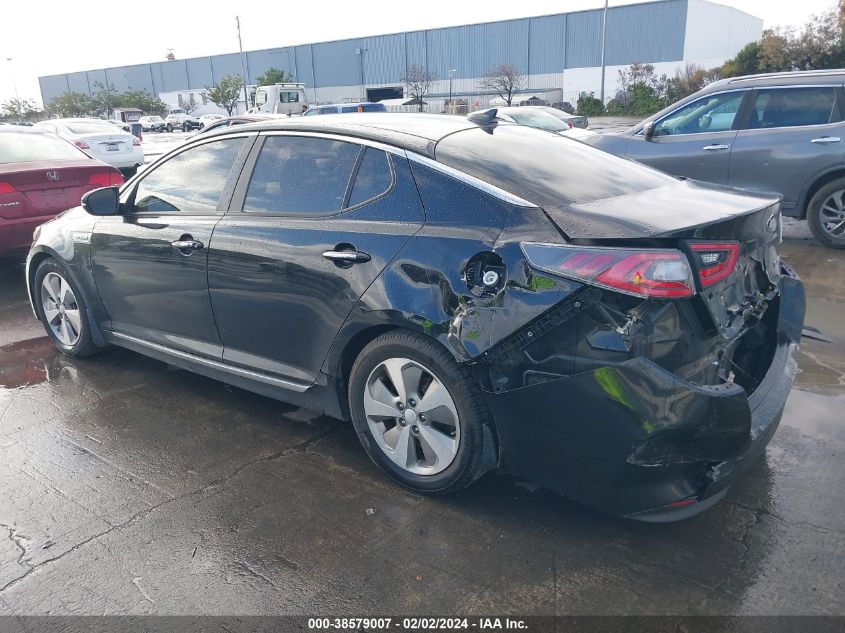 2016 Kia Optima Hybrid Hybrid VIN: KNAGN4AD0G5093315 Lot: 38579007