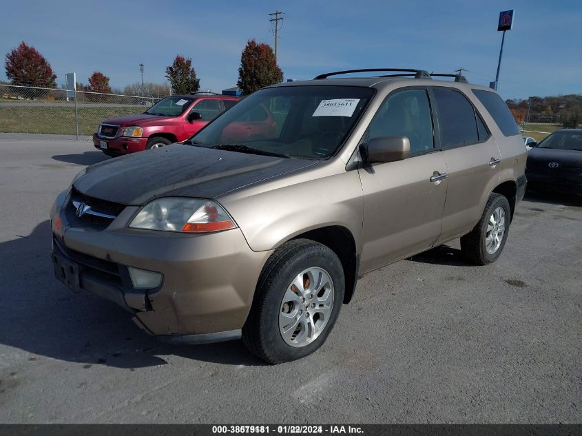 2003 Acura Mdx VIN: 2HNYD18613H536682 Lot: 38579181