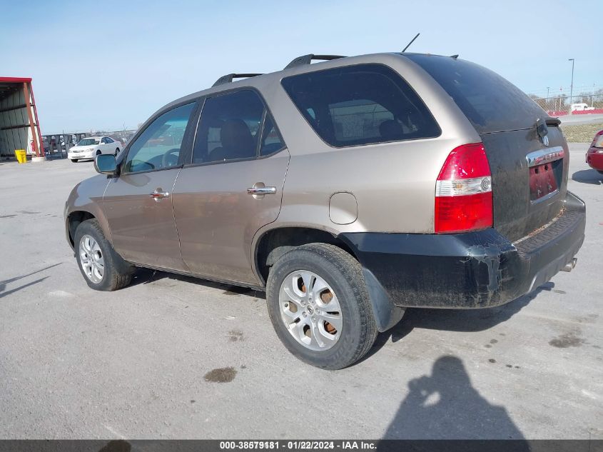 2003 Acura Mdx VIN: 2HNYD18613H536682 Lot: 38579181