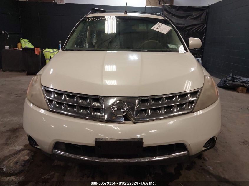 2007 Nissan Murano S VIN: JN8AZ08W97W618027 Lot: 38579334