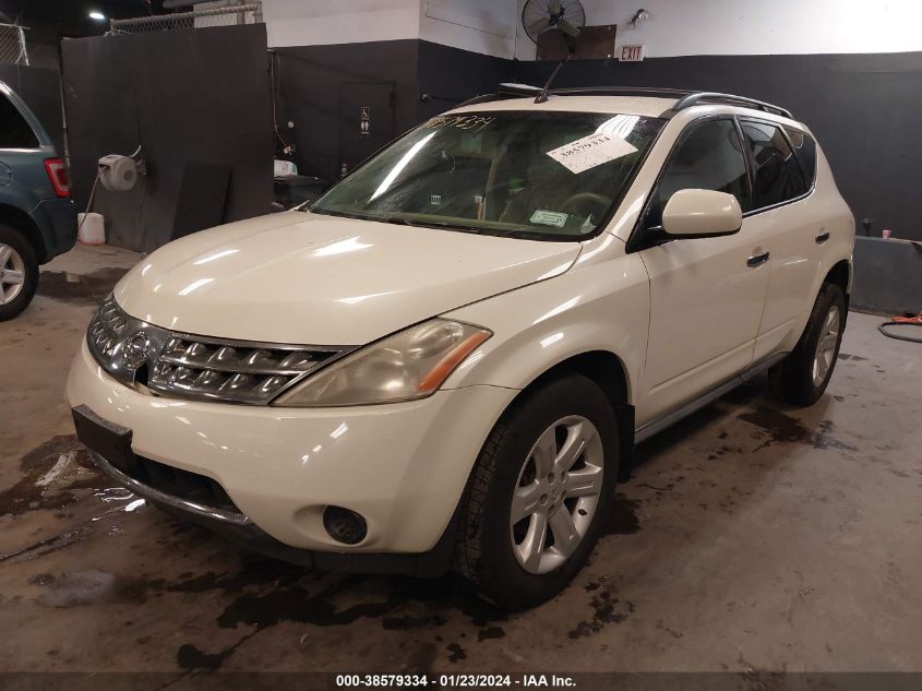 2007 Nissan Murano S VIN: JN8AZ08W97W618027 Lot: 38579334