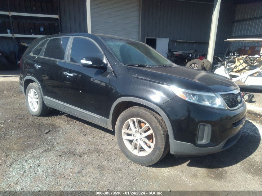 2015 Kia Sorento Lx VIN: 5XYKT3A60FG596086 Lot: 38579590