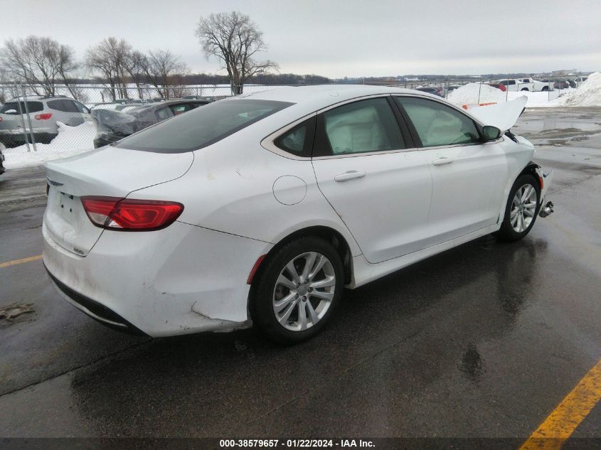 2015 Chrysler 200 Limited VIN: 1C3CCCABXFN538078 Lot: 38579657