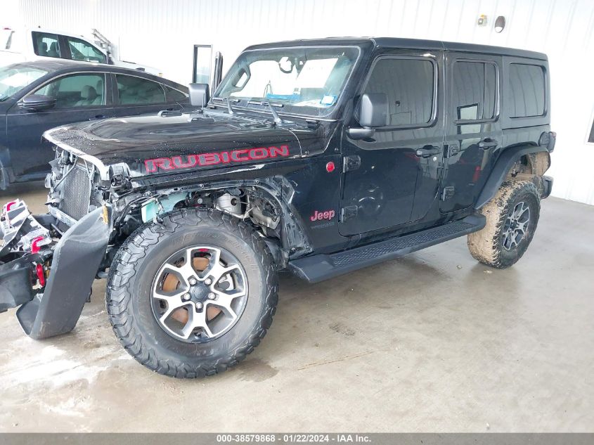 2022 Jeep Wrangler Unlimited Rubicon 4X4 VIN: 1C4HJXFN6NW109790 Lot: 38579868