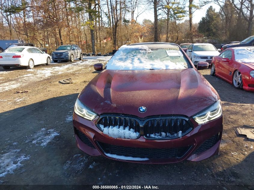 2022 BMW 8 Series M850I VIN: WBAGV8C05NCJ95140 Lot: 38580085