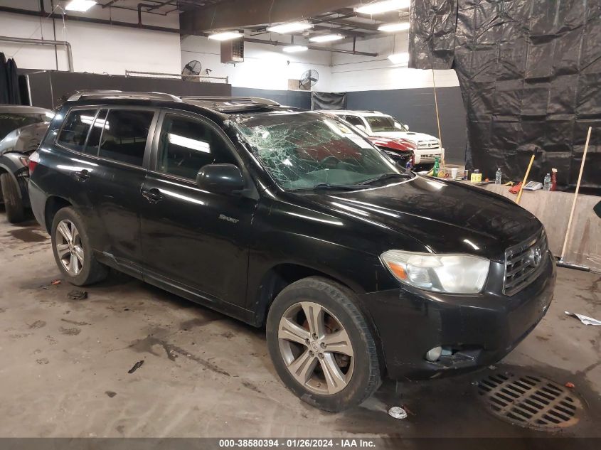 2010 Toyota Highlander Sport V6 VIN: 5TDEK3EHXAS003079 Lot: 38580394