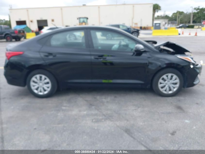 2021 Hyundai Accent Se VIN: 3KPC24A60ME130648 Lot: 38580434