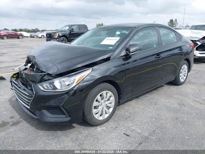 2021 Hyundai Accent Se VIN: 3KPC24A60ME130648 Lot: 38580434