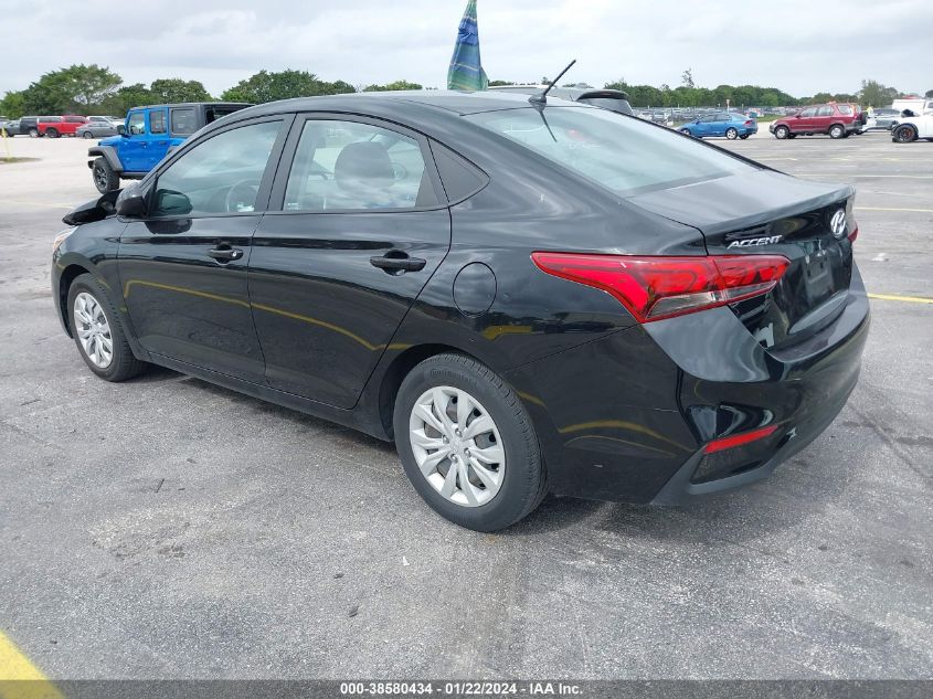 2021 Hyundai Accent Se VIN: 3KPC24A60ME130648 Lot: 38580434