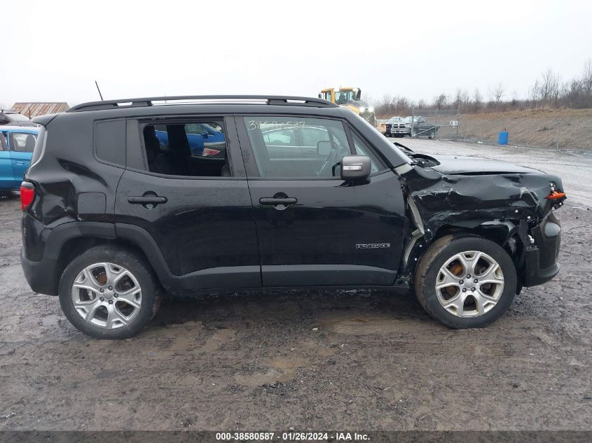 2019 Jeep Renegade Limited 4X4 VIN: ZACNJBD19KPK05814 Lot: 38580587