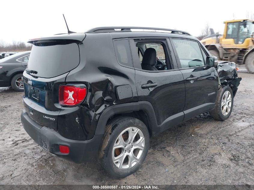 2019 Jeep Renegade Limited 4X4 VIN: ZACNJBD19KPK05814 Lot: 38580587