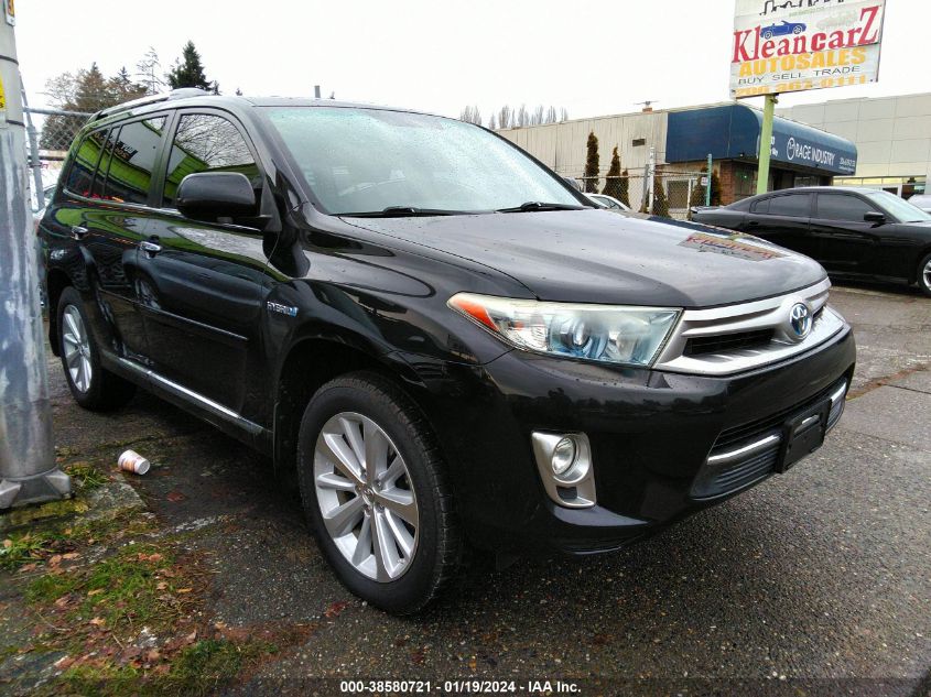 JTEDC3EH2C2008758 2012 Toyota Highlander Hybrid Limited V6