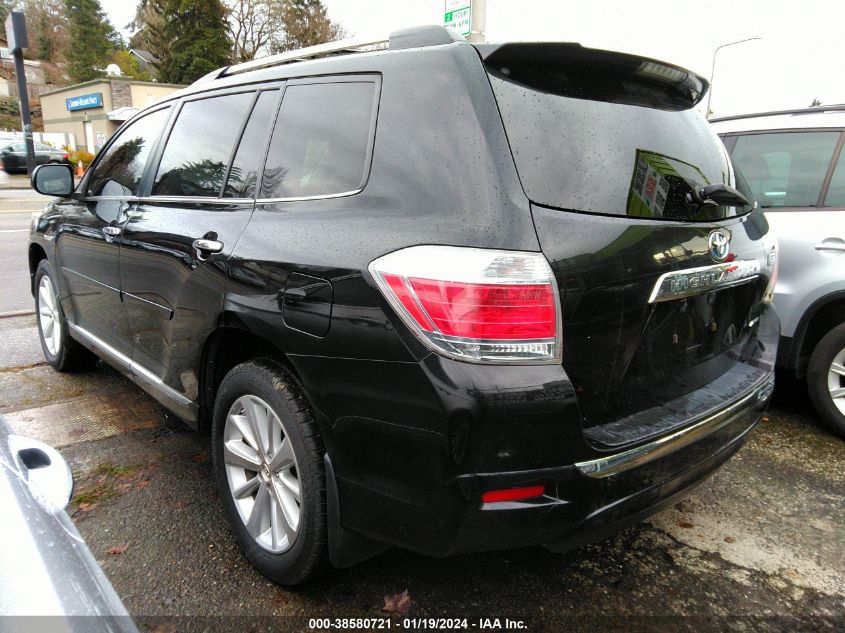 JTEDC3EH2C2008758 2012 Toyota Highlander Hybrid Limited V6