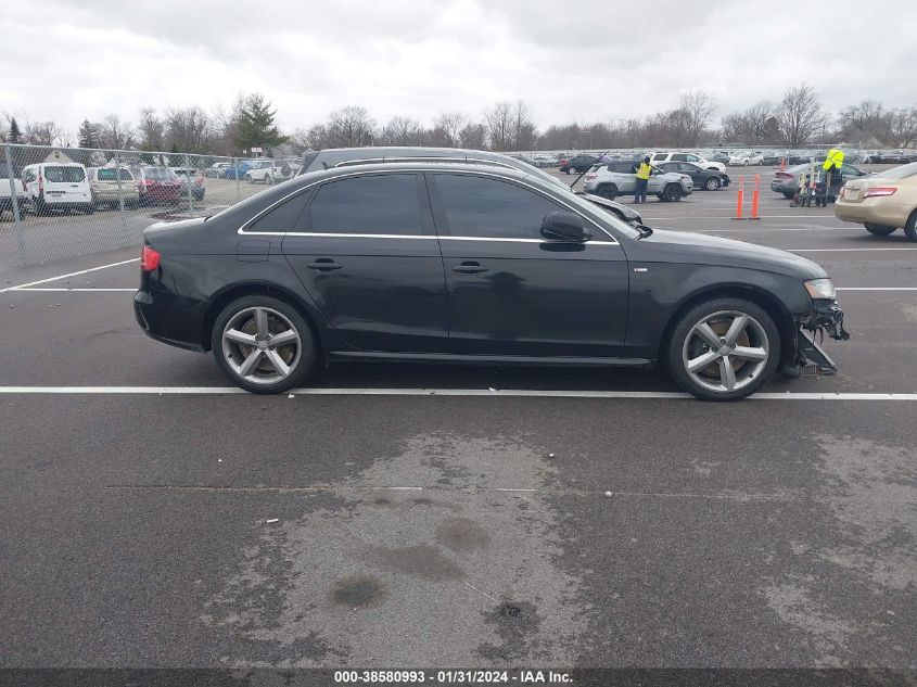 2012 Audi A4 2.0T Premium VIN: WAUFFAFLXCN008658 Lot: 38580993