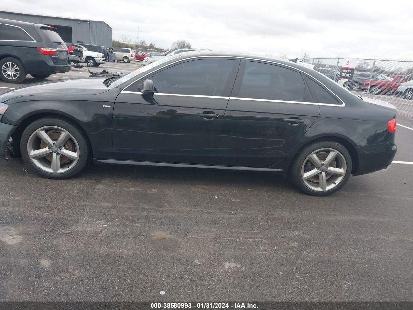 2012 Audi A4 2.0T Premium VIN: WAUFFAFLXCN008658 Lot: 38580993