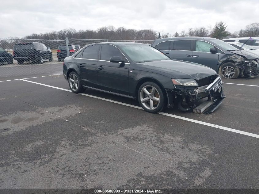 2012 Audi A4 2.0T Premium VIN: WAUFFAFLXCN008658 Lot: 38580993