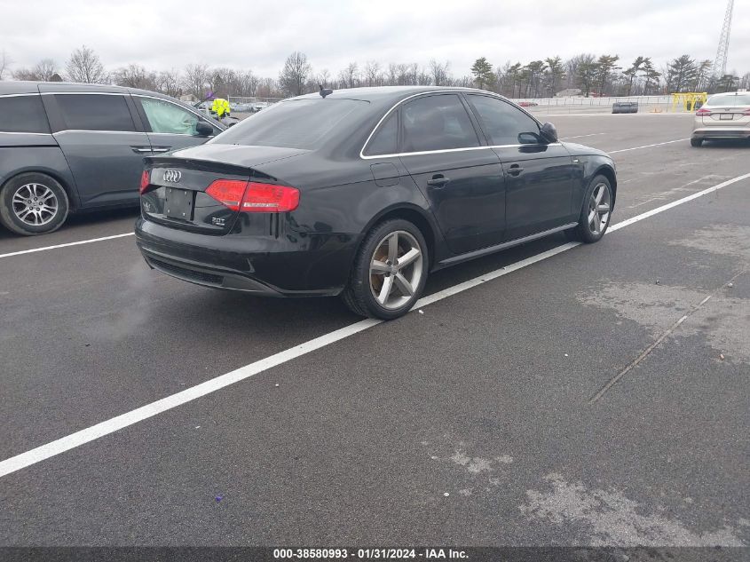 2012 Audi A4 2.0T Premium VIN: WAUFFAFLXCN008658 Lot: 38580993