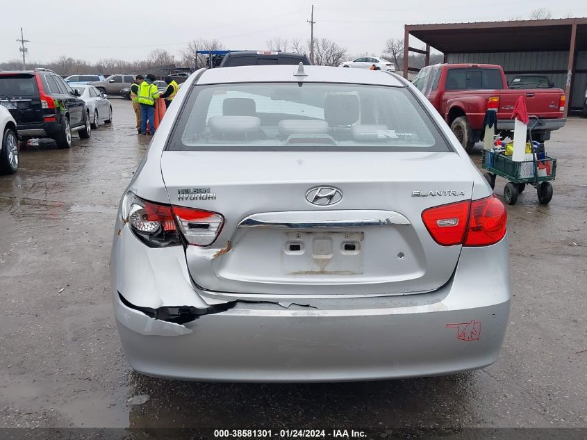 2010 Hyundai Elantra Gls VIN: KMHDU4AD5AU890600 Lot: 38581301