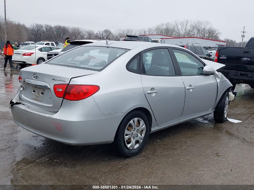 2010 Hyundai Elantra Gls VIN: KMHDU4AD5AU890600 Lot: 38581301