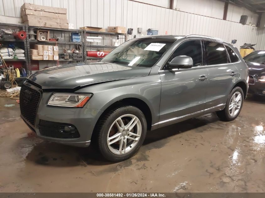 2016 Audi Q5 2.0T Premium VIN: WA1L2AFP5GA056581 Lot: 38581492