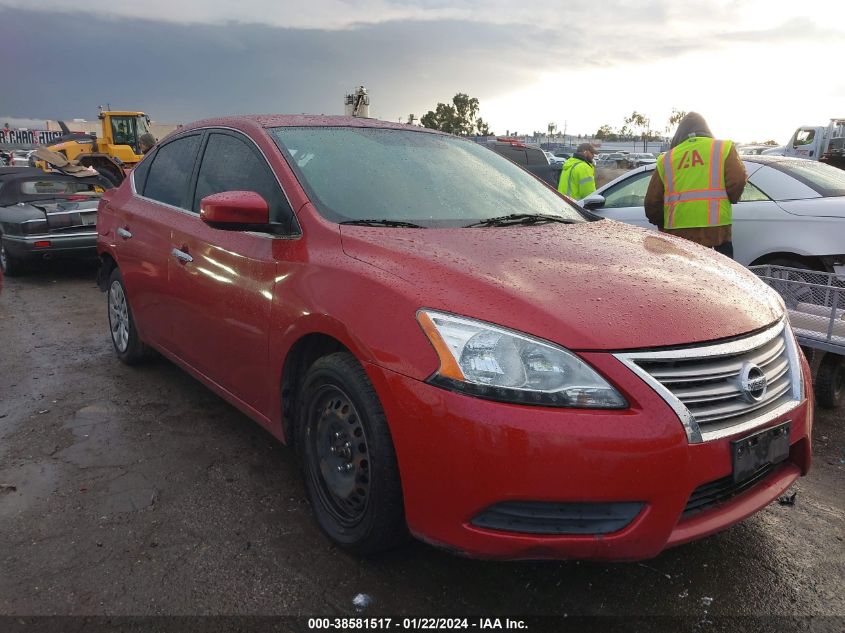 2014 Nissan Sentra Sv VIN: 3N1AB7AP1EY337733 Lot: 38581517