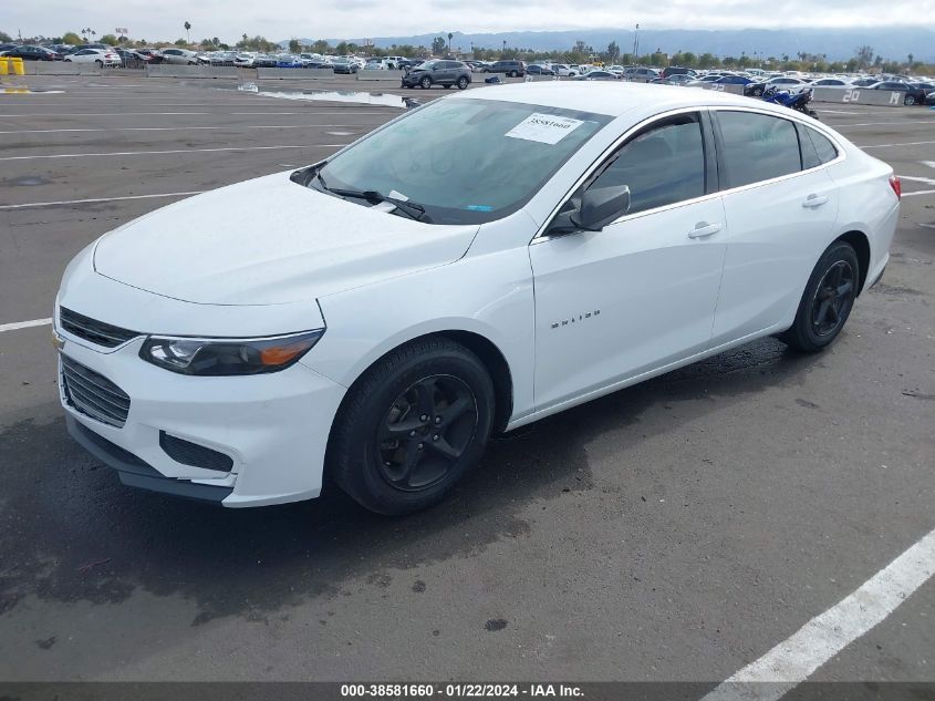 2017 Chevrolet Malibu Ls VIN: 1G1ZB5ST1HF279756 Lot: 38581660