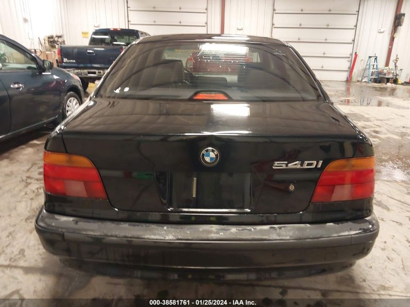 1998 BMW 540Ia VIN: WBADE6327WBW63286 Lot: 38581761