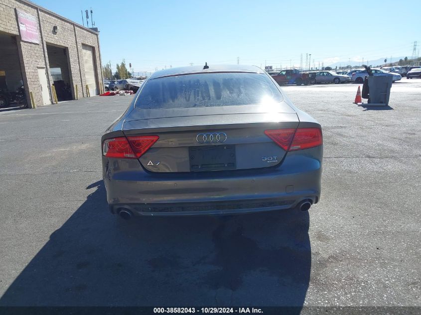 2013 Audi A7 3.0T Premium VIN: WAU2GAFC9DN100650 Lot: 38582043