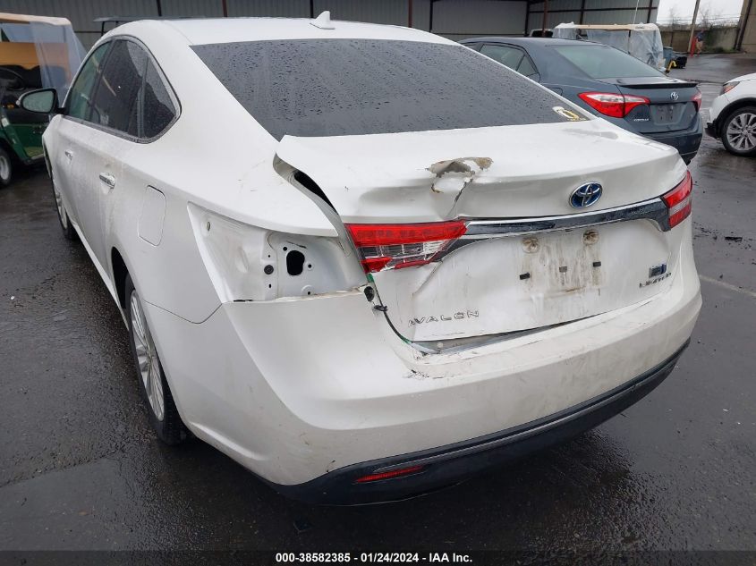 4T1BD1EB4EU032944 2014 Toyota Avalon Hybrid Limited