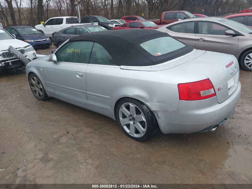 2005 Audi S4 Base (A6) VIN: WUARL48H75K901431 Lot: 38582812